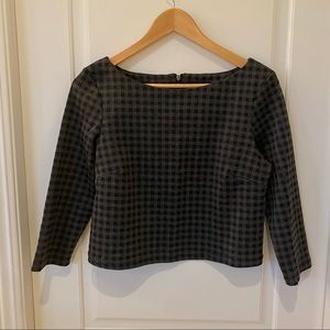Le Chateau Plaid Crop Top